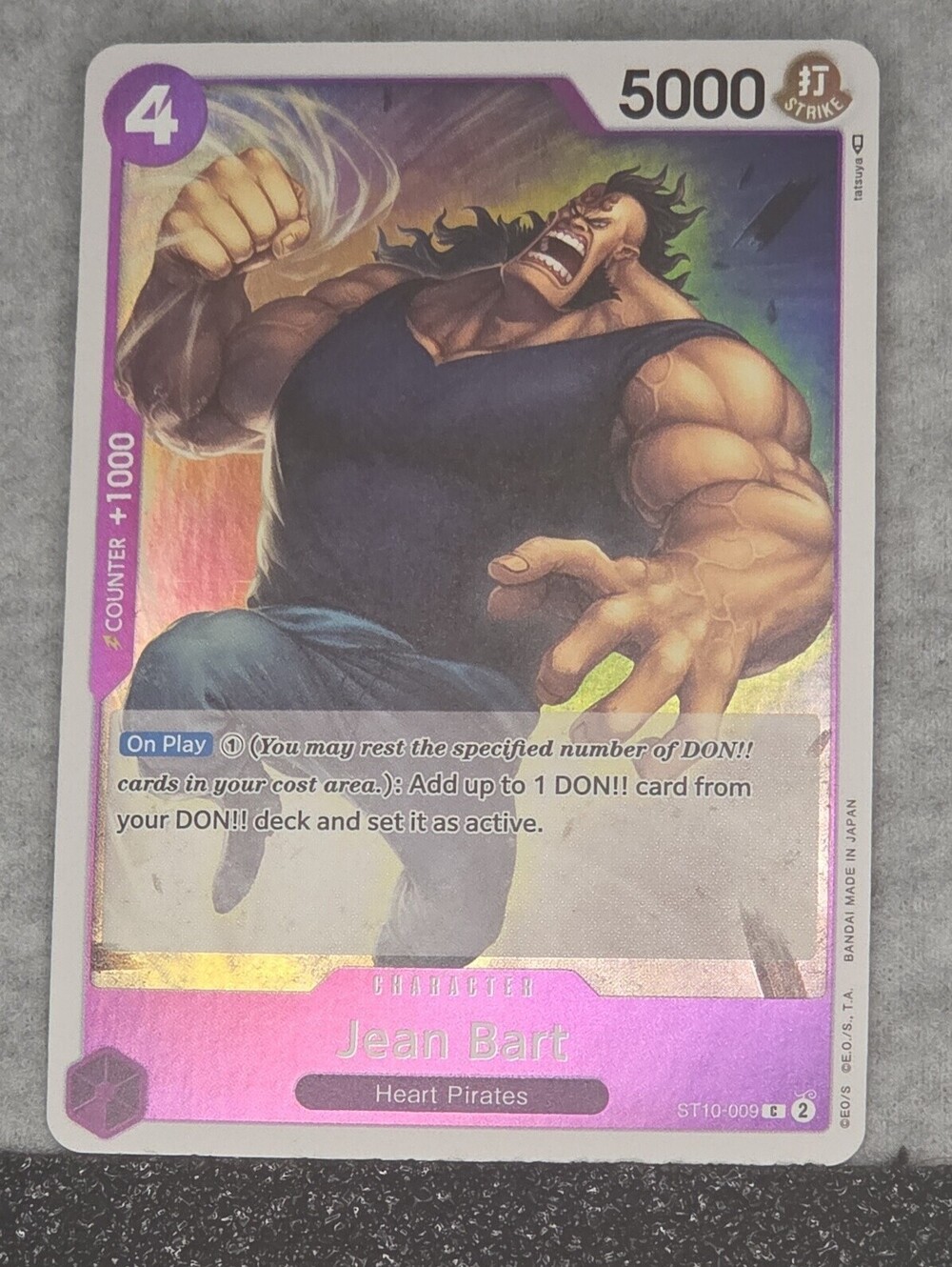 Jean Bart ST10-009 Ultra Deck: the Three Captains Foil
